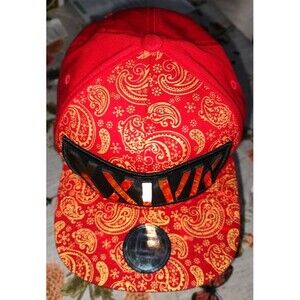 Men's Fashions Brand Premium Cotton Red Snapback Gold XXIVK 24K Bruno Mars Cap